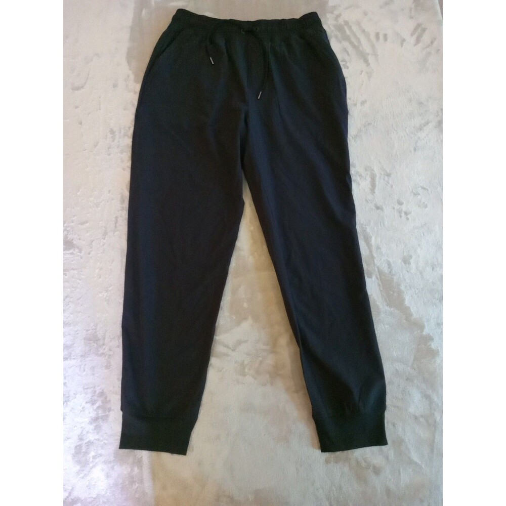 CRZ YOGA  Jogge Pantsr Size 8/10  Black Stretch Drawstring  Pockets